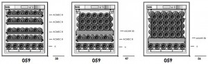 EuroCave Compact Wine Cabinet 059 Shelving Configuration