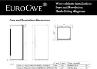 EuroCave Revelation Small Flush Fittings Diagram