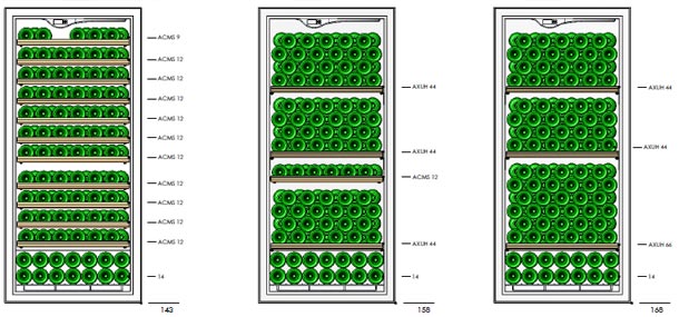 EuroCave Premiere V166 shelving configuration