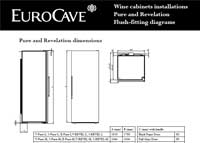 EuroCave Pure Flush Fittings Diagram