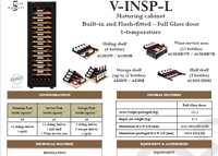 Technical sheet with Full glass door