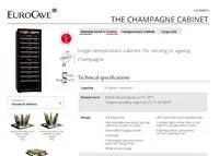EuroCave Champagne Cabinet Brochure